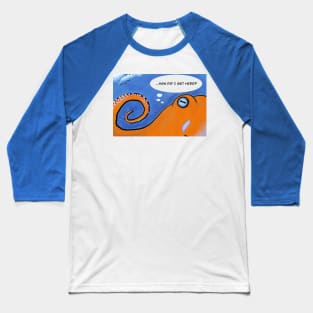 Daydreaming octopus Baseball T-Shirt